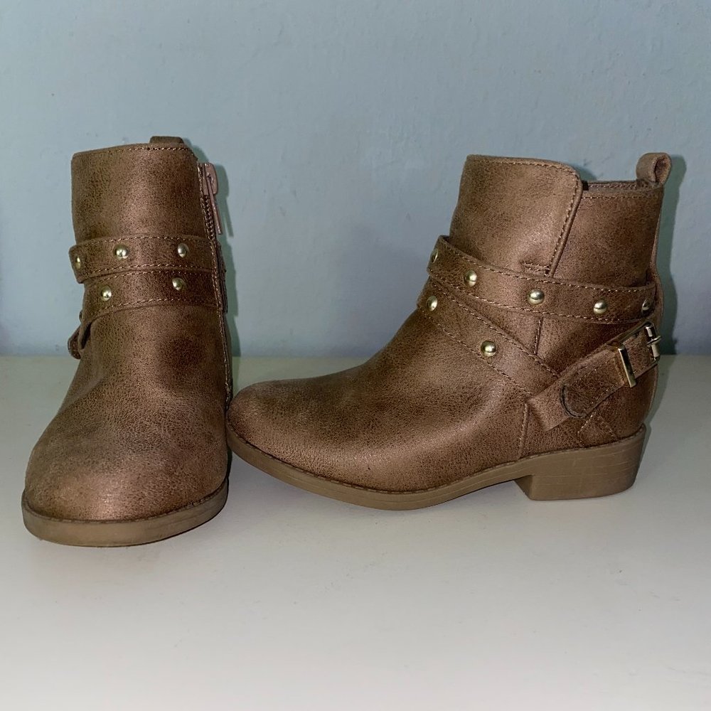 Girls Mini Mia Tan Boots